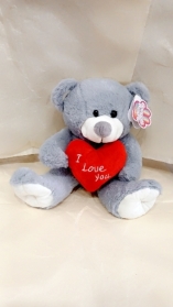 Grey Love Bear